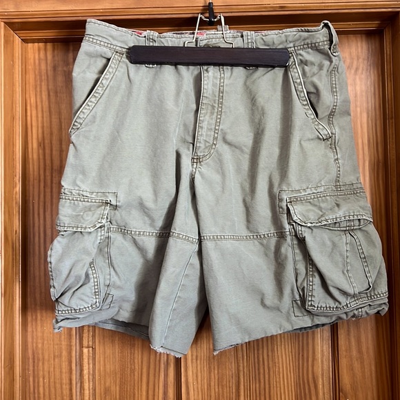 Old Navy Shorts Mens Grey Khaki Cargo Shorts Poshmark